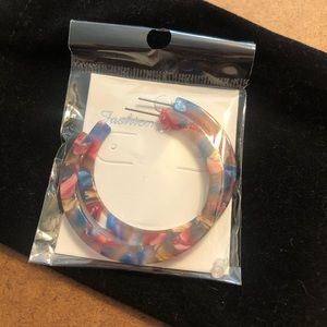 Fashion resin hoops